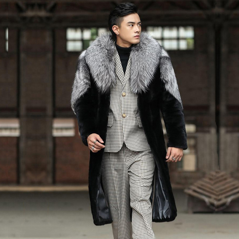 Men’s Fur Jacket Mink Thermal Top