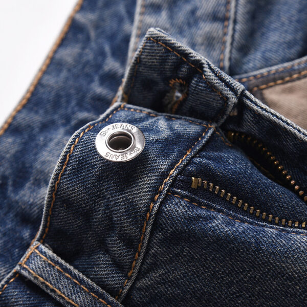 Fashion Horn Denim Pants Men - Image 7