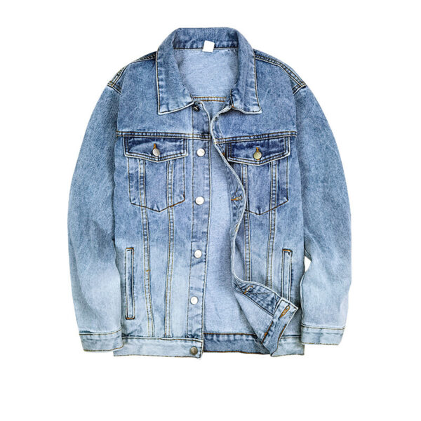 Gradient Color Jacket Men