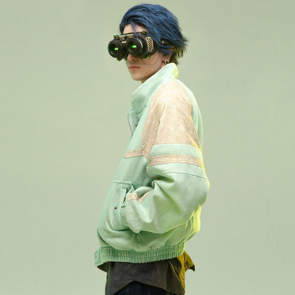Chinese Style Leather Thickened Short Jacket - Image 8