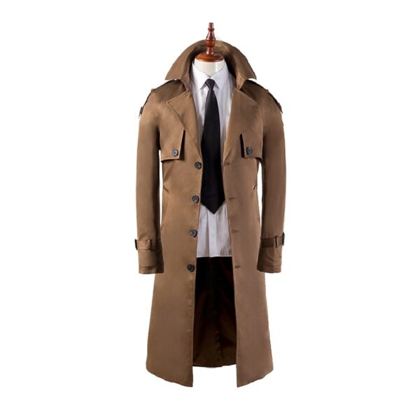 Men's Trench Coat Super Long - Image 6