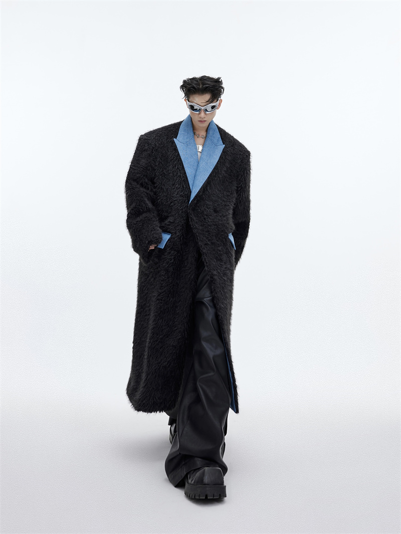 Men's Long Fur Coat - Image 2