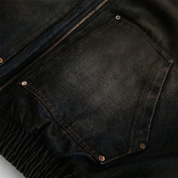 Denim Hooded Cotton Coat Jacket Winter Men - Image 3