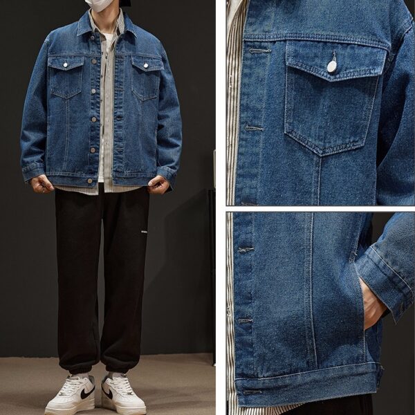Denim Jacket Clothes Coat For Men - Image 10