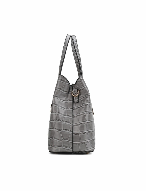MKF CollectionAurelia Crocodile Embossed Tote Handbag by Mia K - Image 4