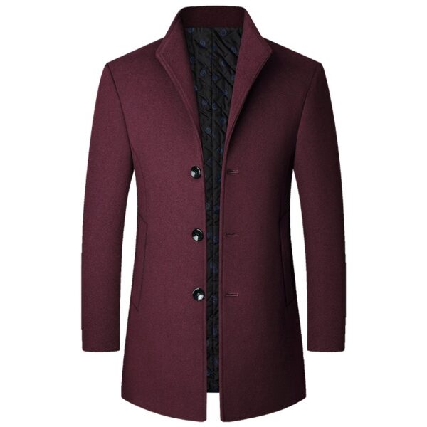 Autumn And Winter Casual Woolen Coat Men - Image 10