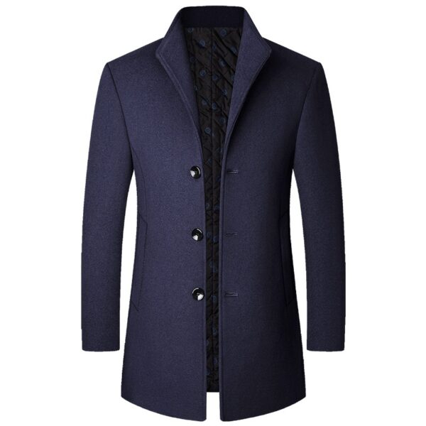 Autumn And Winter Casual Woolen Coat Men - Image 7