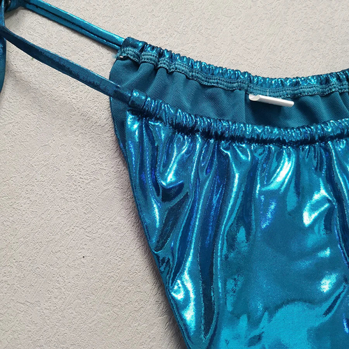 Blue Glossy MerBae two piece swimsuit - Image 6