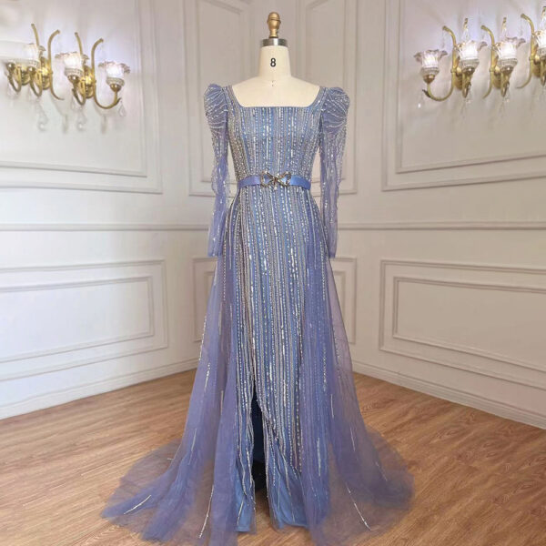 Crystal Stone Party  Evening Dress - Image 6