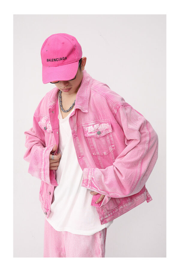 Denim Jacket Straight Jeans For Men - Image 7