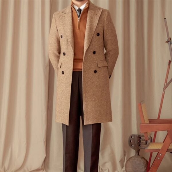 Color Dots Mid-length Coat - Image 6