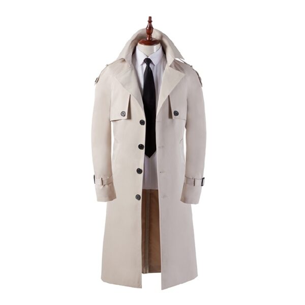 Men's Trench Coat Super Long - Image 4