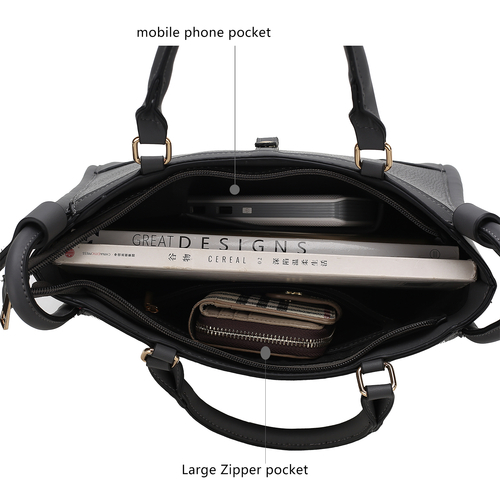 MKF CollectionMelody Vegan Leather Tote Handbag by Mia K - Image 5