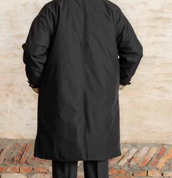Retro Down Mid-length Trench Coat - Image 2