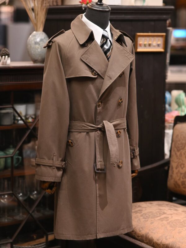 Double Breasted British Casual Raglan Sleeve Overcoat - Image 9