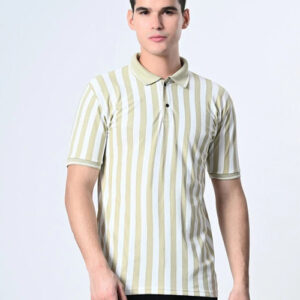 Stylish Polo T-Shirt for Men – Casual Wear Half Sleeves (Camel, XL)