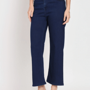 Women High Rise Denim Jeans(Size30)(Colornavy blue)