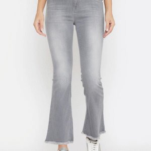 Women High Rise Denim Jeans(Size30)(Colorgrey)