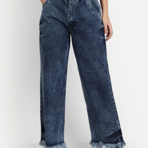 Women High Rise Denim Jeans(Size32)(Colorblue)
