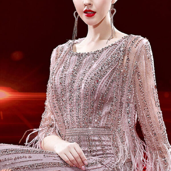 Women's Party Luxury Texture Dress - Image 3