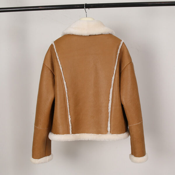 Women's Fashion Fur All-in-One Stand Collar Jacket - Image 5