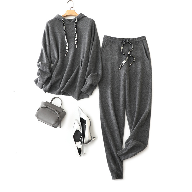 Tibetan Sheep Fallwinter Hoodie Cashmere Suit - Image 4