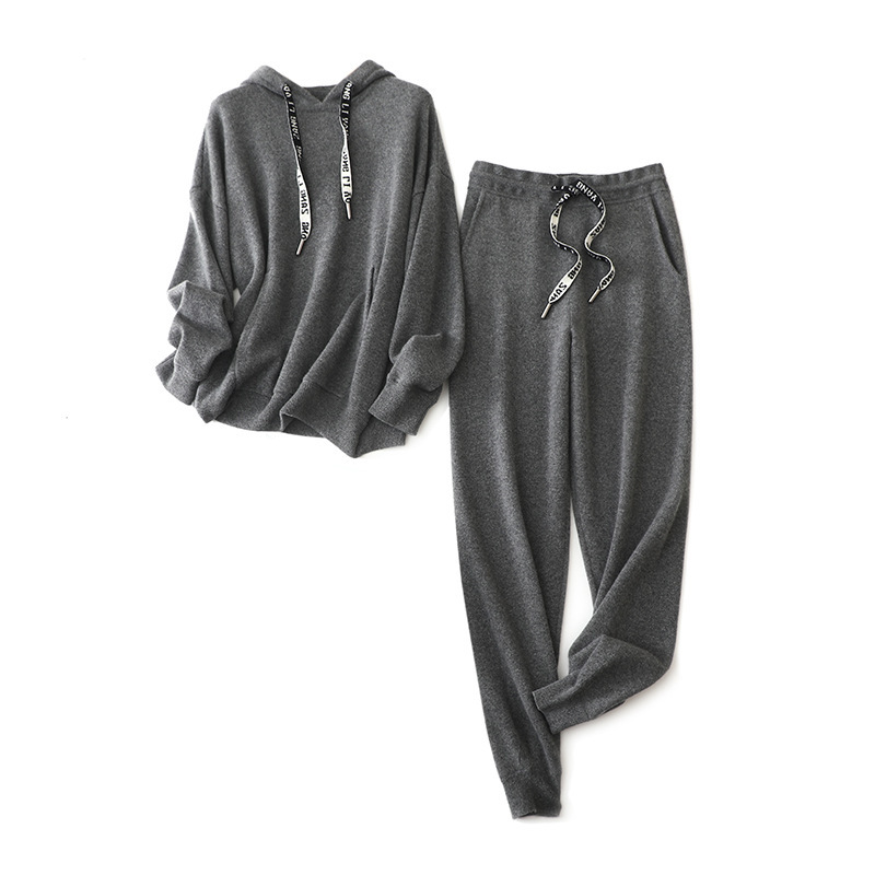 Tibetan Sheep Fallwinter Hoodie Cashmere Suit - Image 3