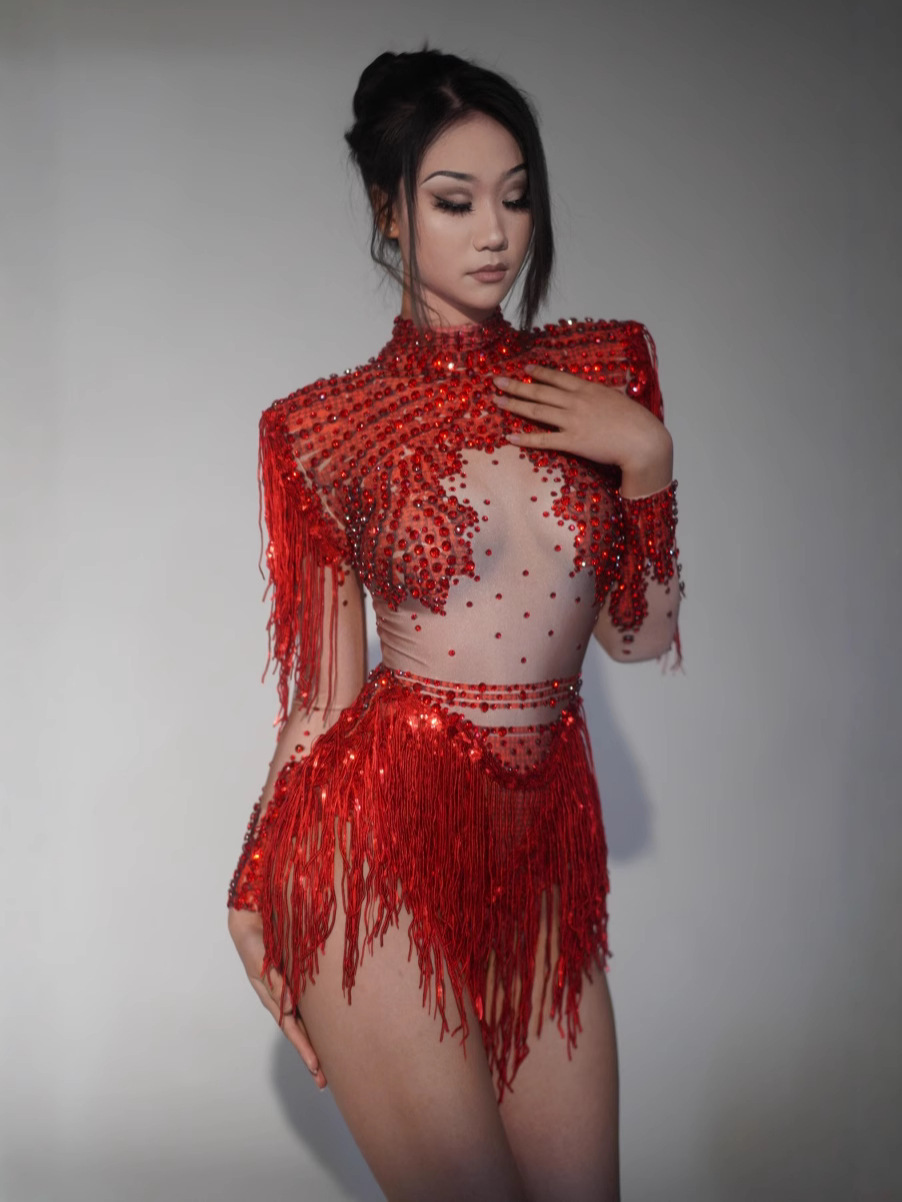 Sexy Bar Dancing Short Dress For Commercial Performance Stage - Image 3