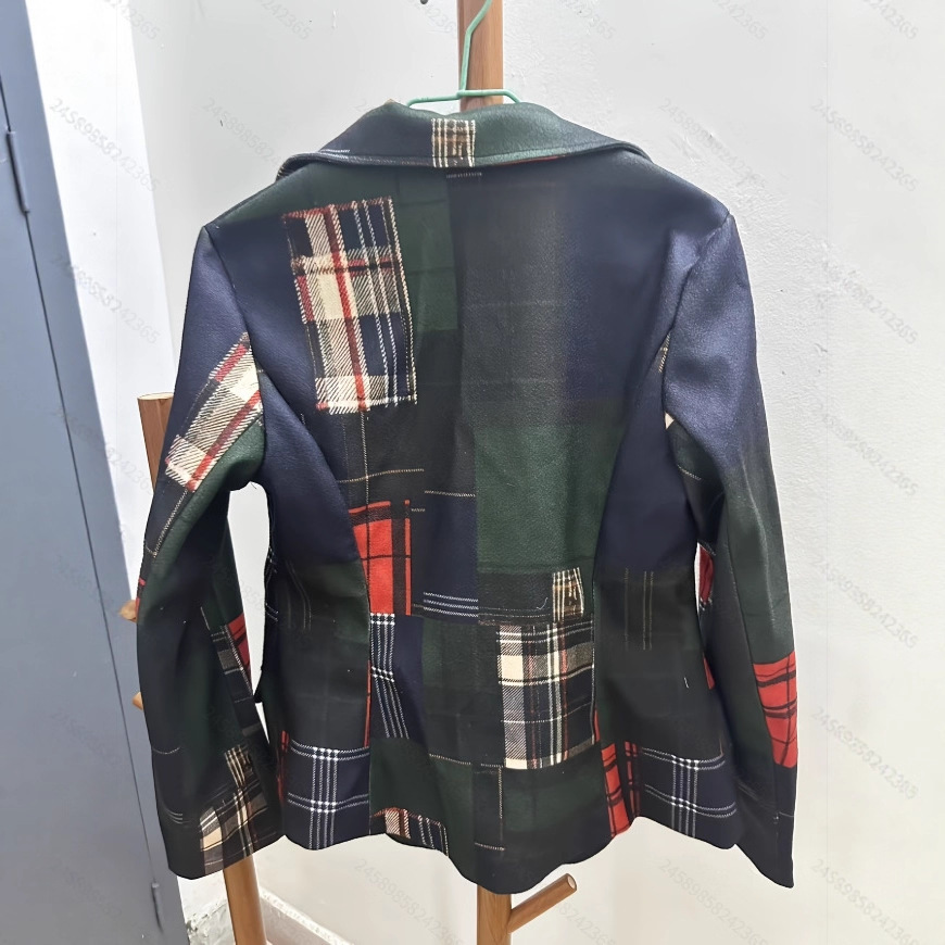 Ladies' Double-breasted Wool Suit Jacket - Image 5