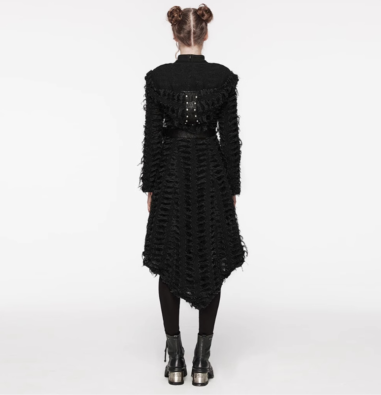 Gothic Punk Washed Heavy Industry Broken Coat - Image 2