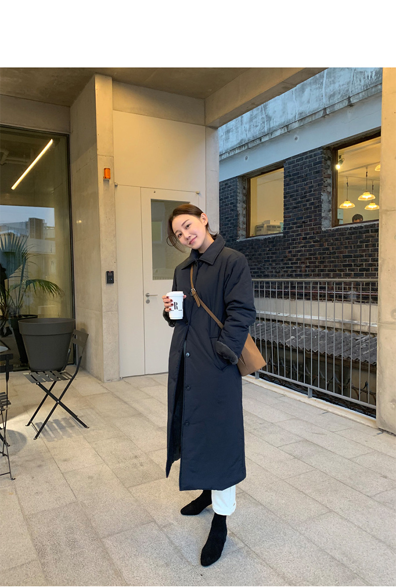 Workingwear Sect Overcomes Cotton Clothes Girl Knee Length - Image 3