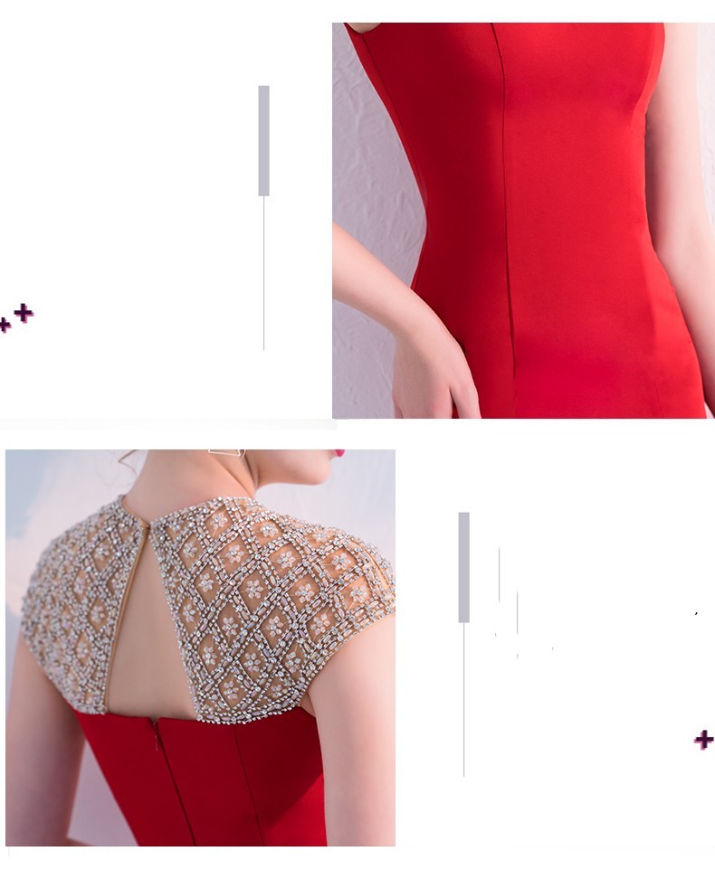 Fishtail Long Banquet Elegant Evening Dress - Image 3