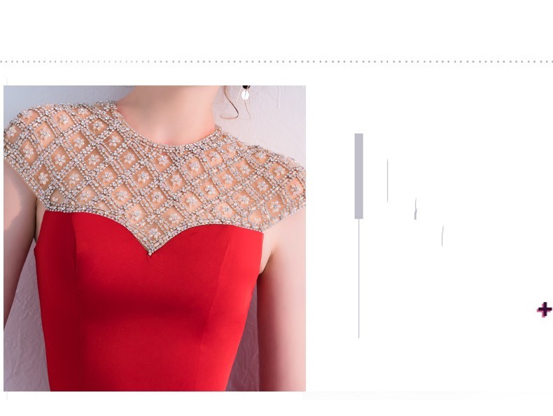 Fishtail Long Banquet Elegant Evening Dress - Image 4